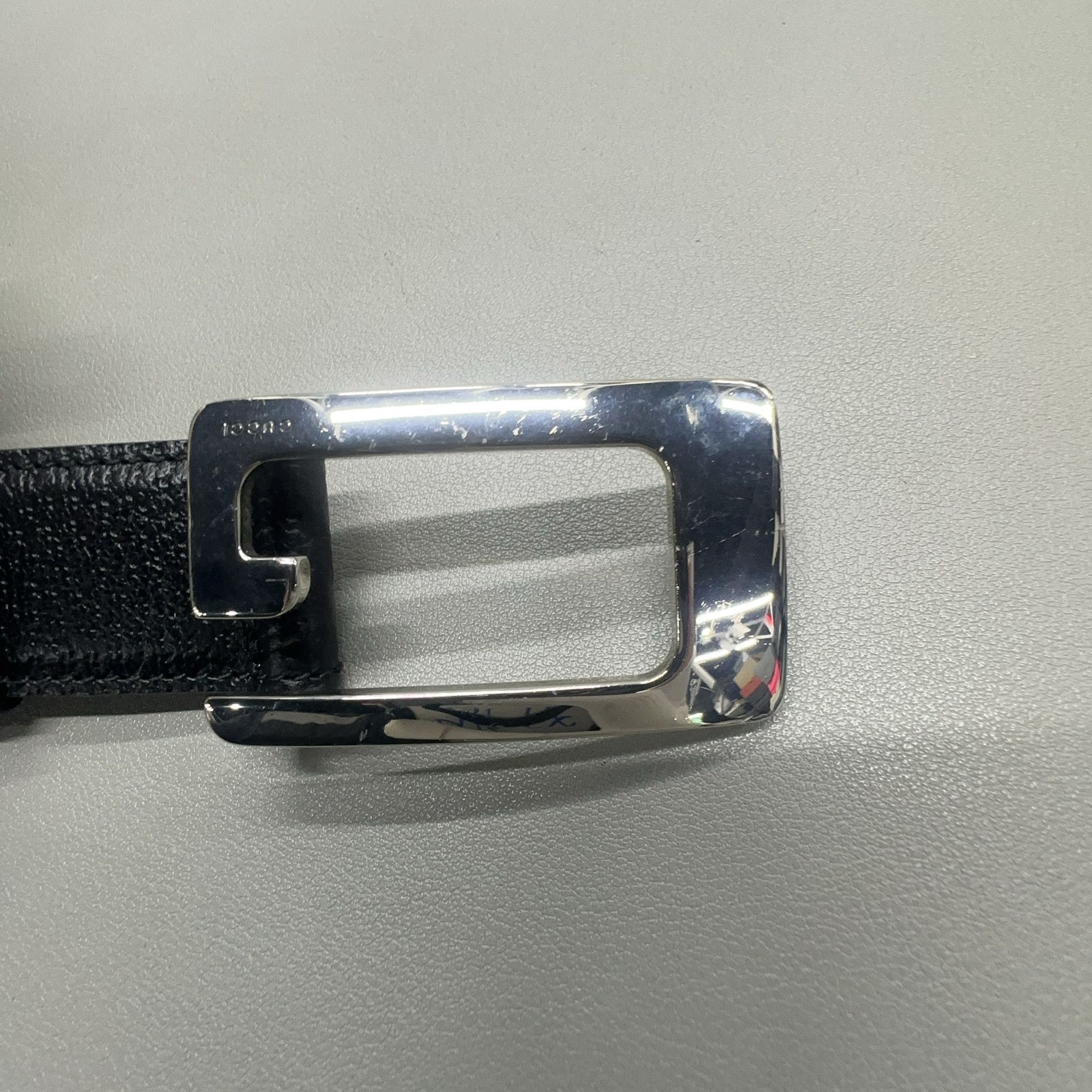 Gucci Gucci Two-Tone Leather Belt for Men Size ONE SIZE - 6 Thumbnail