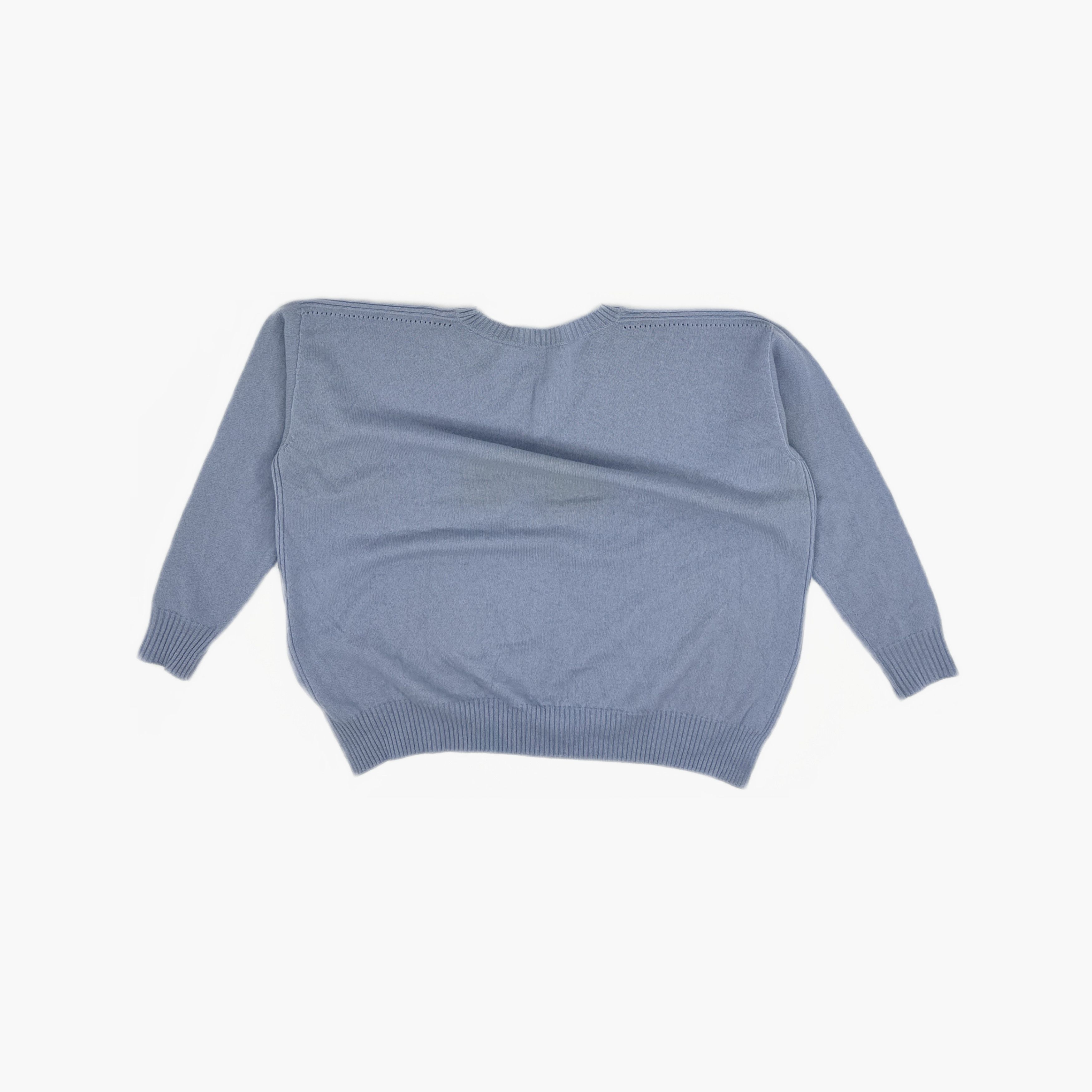 Gucci Gucci Simple Knit Sweater in Light Blue Size US XS / EU 42 / 0 - 5 Thumbnail