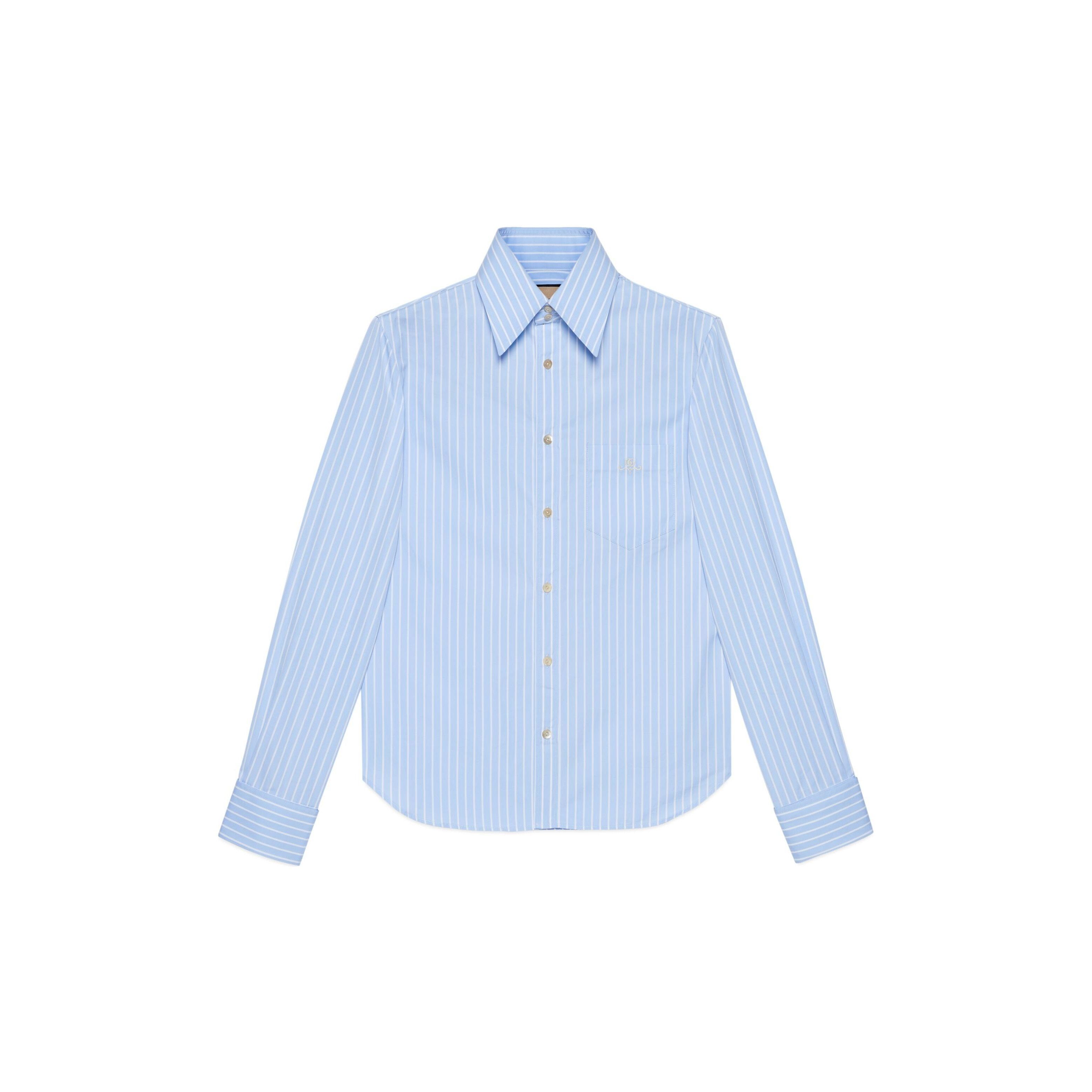 Gucci Gucci Vintage Striped Long Sleeve Shirt Size US M / EU 48-50 / 2 - 3 Thumbnail