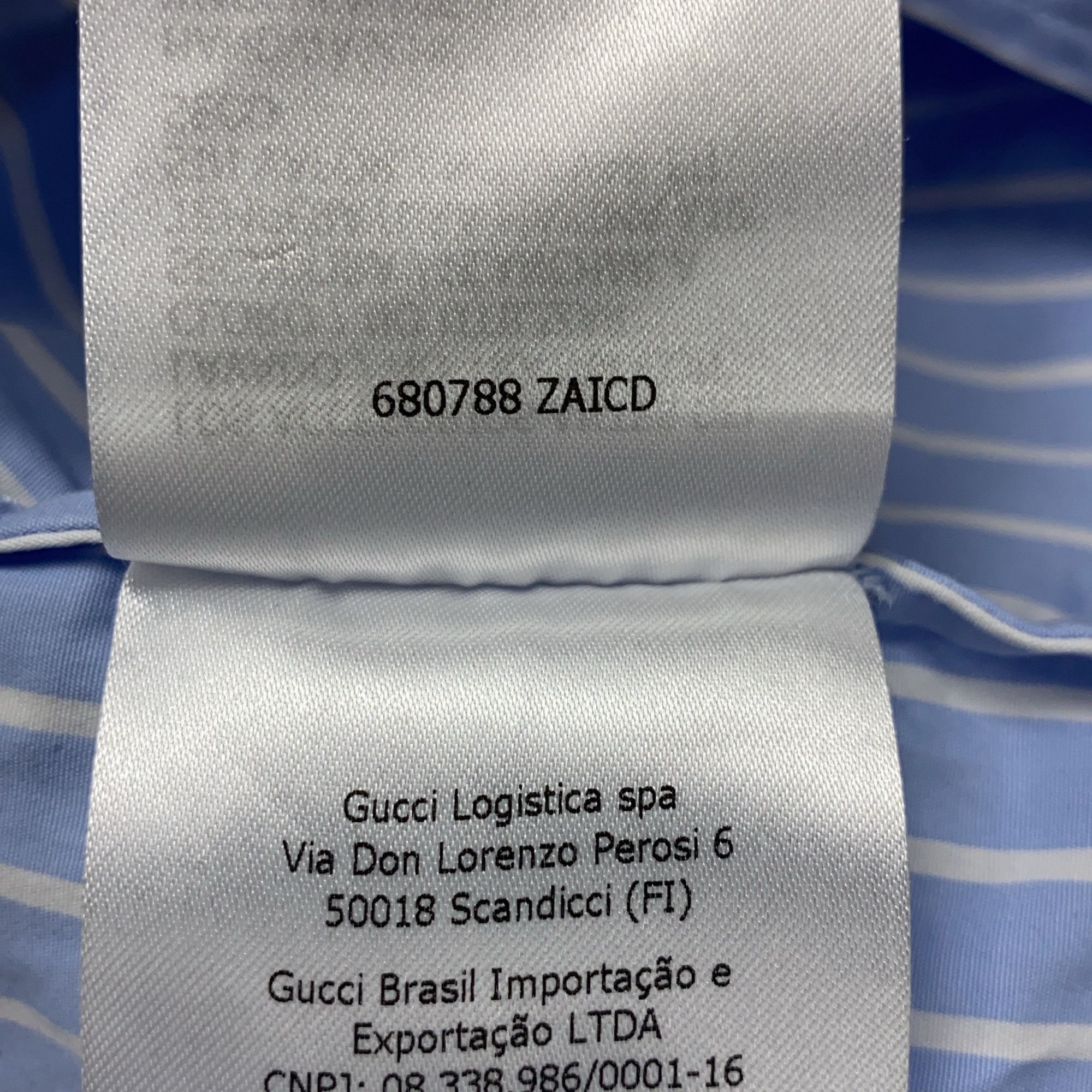 Gucci Gucci Vintage Striped Long Sleeve Shirt Size US M / EU 48-50 / 2 - 7 Thumbnail