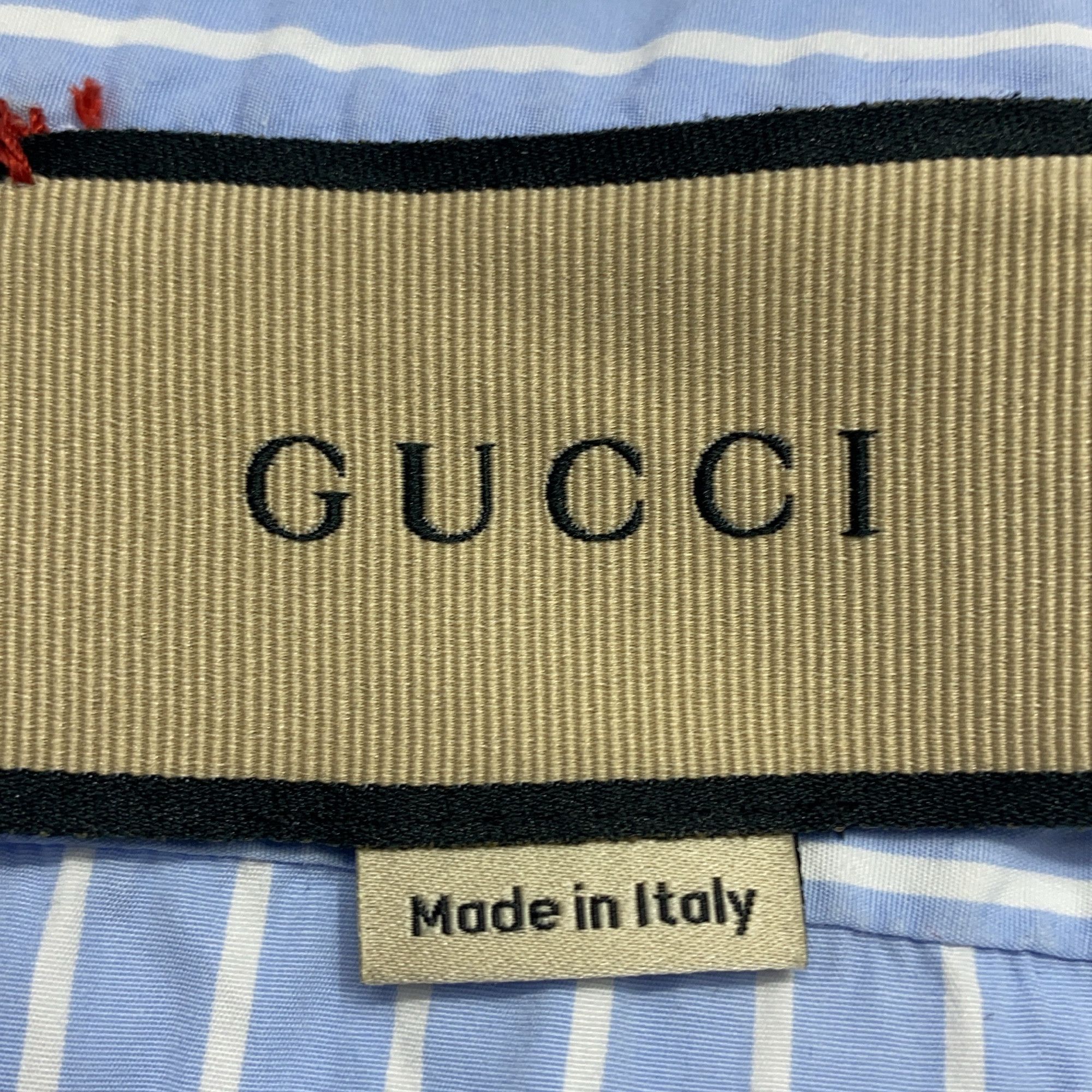 Gucci Gucci Vintage Striped Long Sleeve Shirt Size US M / EU 48-50 / 2 - 4 Thumbnail