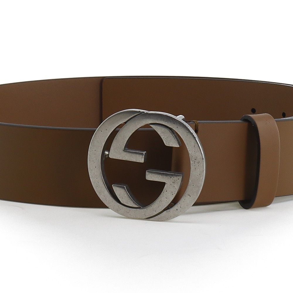 Gucci GUCCI Double G Logo Smooth Buckle Belt Size ONE SIZE - 3 Thumbnail