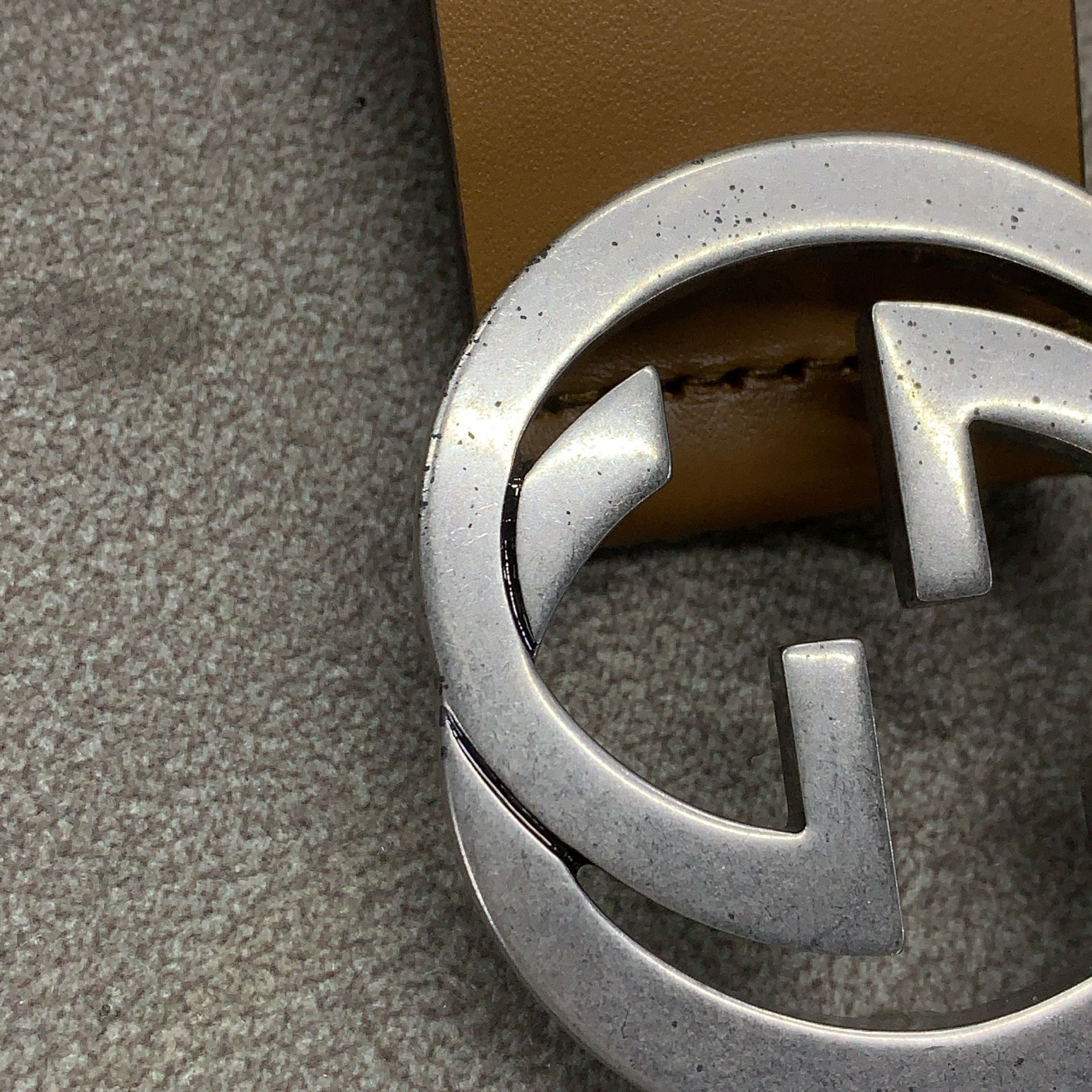 Gucci GUCCI Double G Logo Smooth Buckle Belt Size ONE SIZE - 7 Thumbnail
