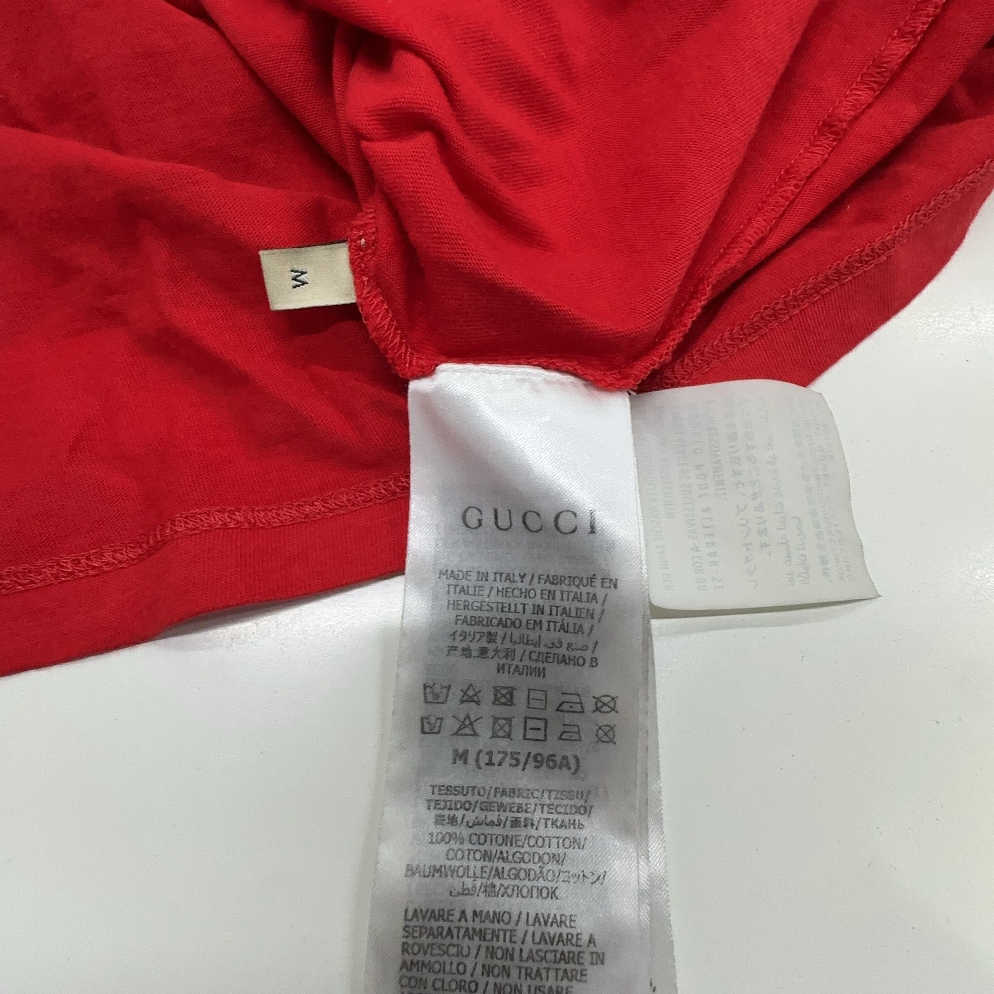 Gucci Gucci SS21 Star Print Red T-Shirt Size US M / EU 48-50 / 2 - 10 Thumbnail
