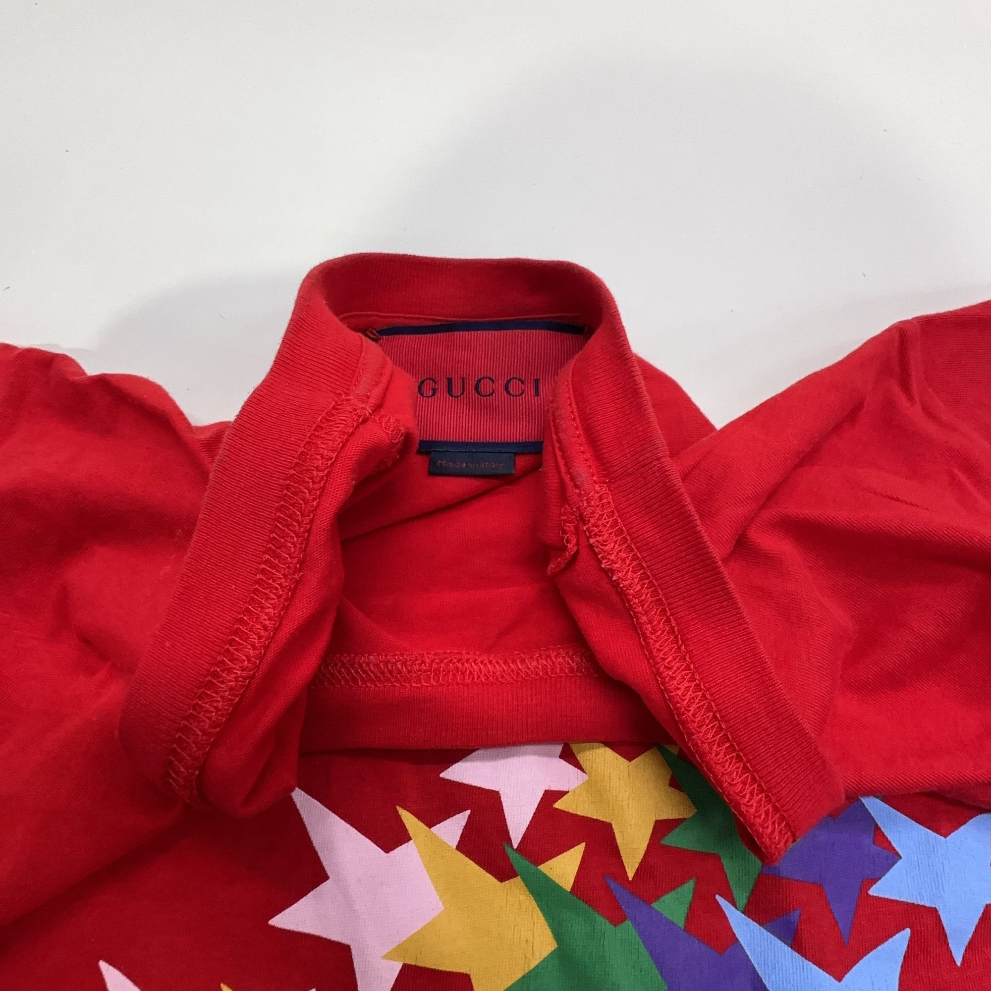 Gucci Gucci SS21 Star Print Red T-Shirt Size US M / EU 48-50 / 2 - 12 Thumbnail