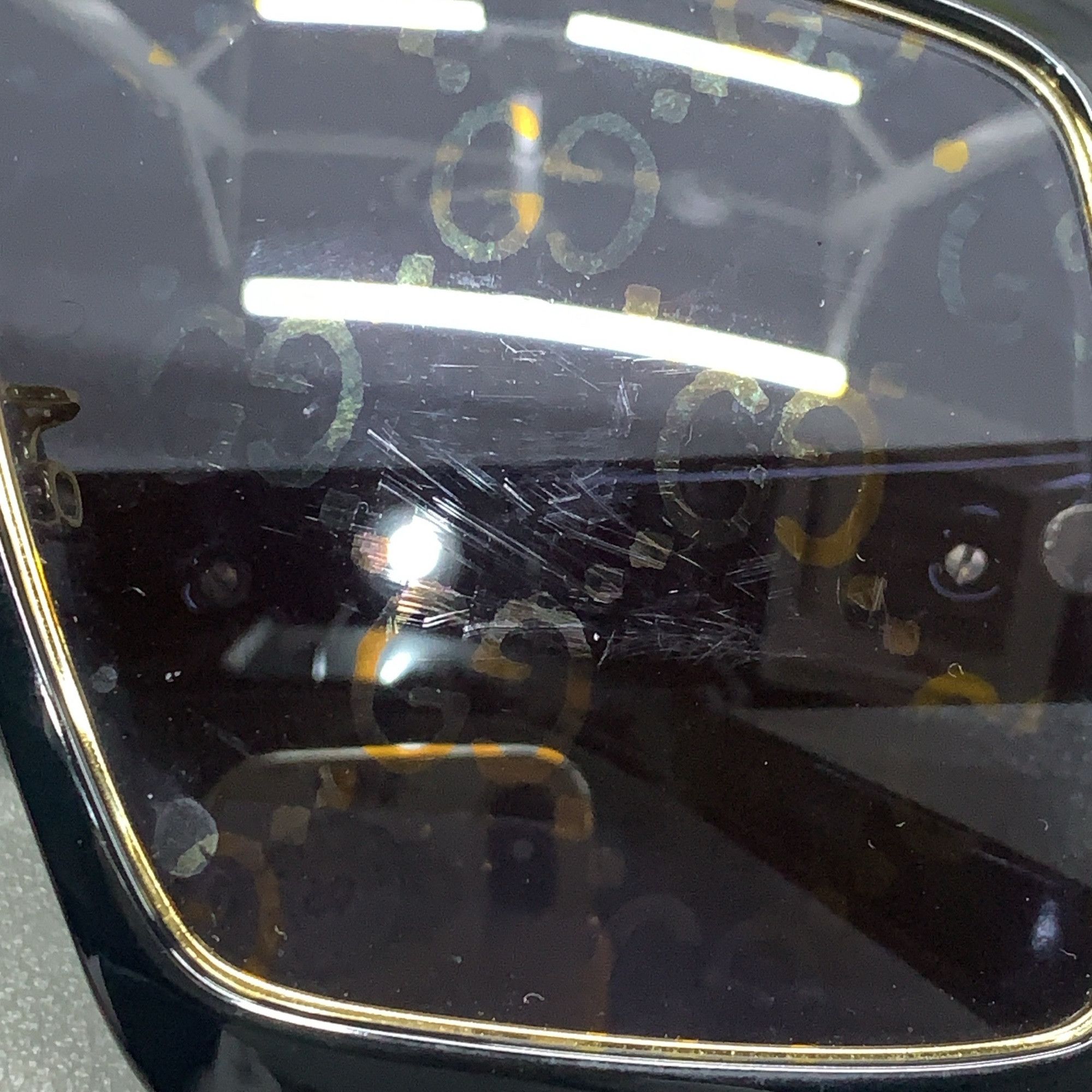 Gucci Gucci Stylish Black and Gold Sunglasses Size ONE SIZE - 2 Thumbnail