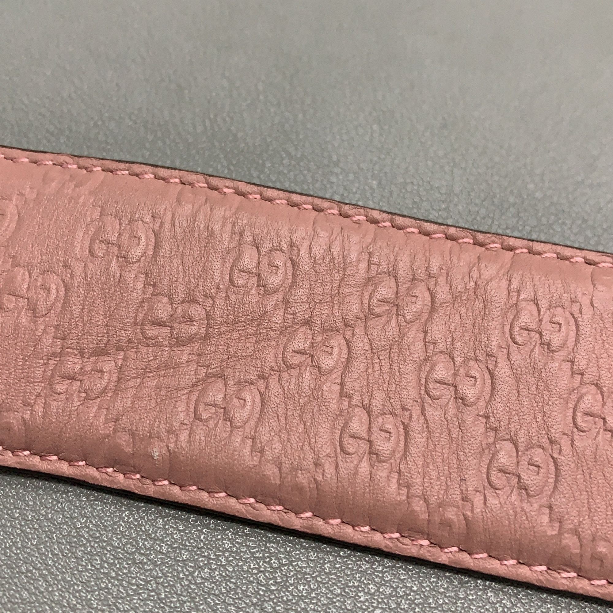 Gucci Gucci Fashion Buckle Style Belt in Pink Size ONE SIZE - 4 Thumbnail