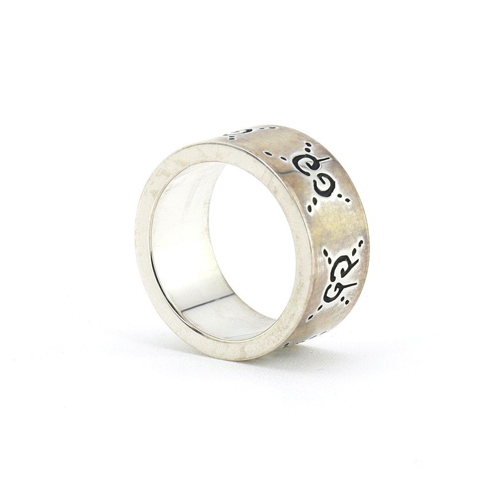 Gucci Gucci Ghost Silver Ring for Couples Size ONE SIZE - 3 Thumbnail