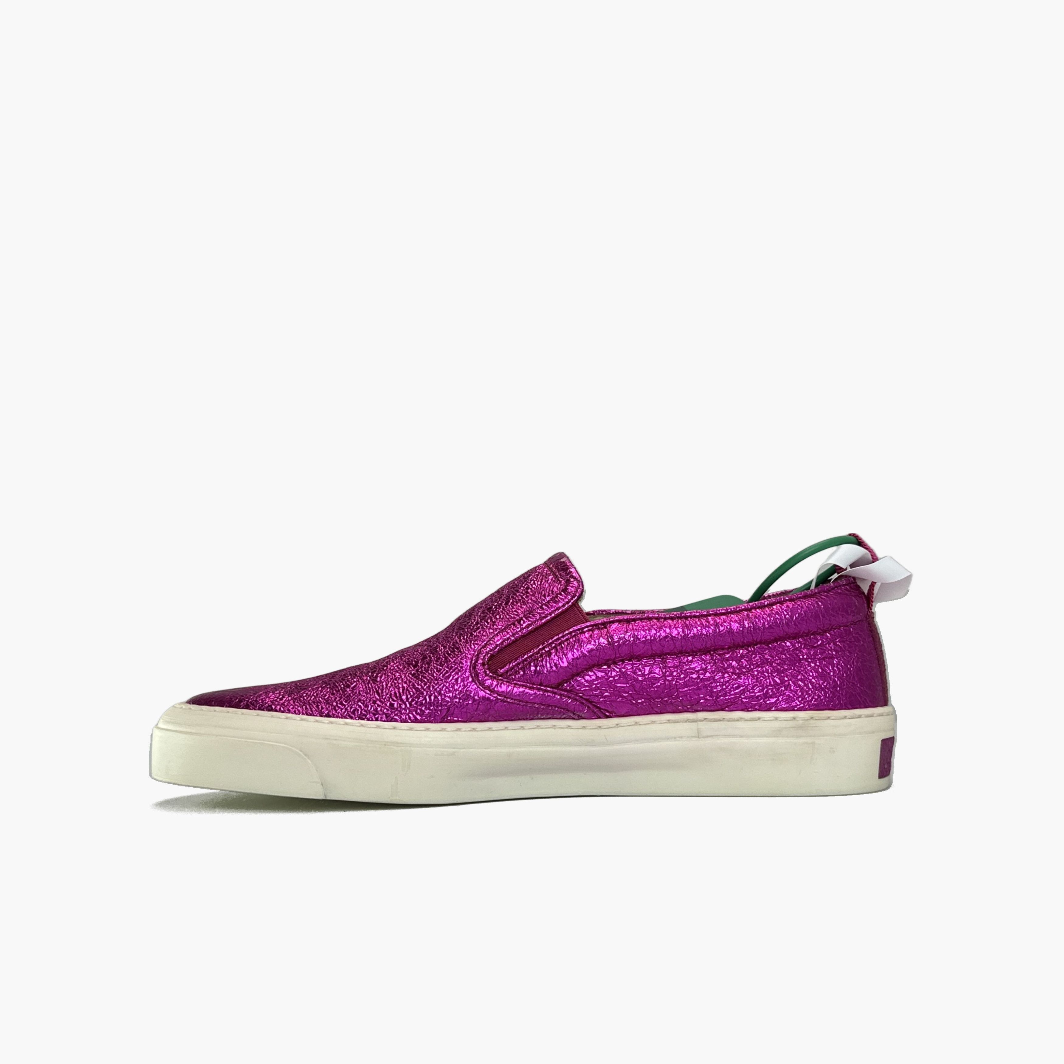 Gucci Gucci Leather Fashion Slip-On Sneakers Plum Color Size US 5.5 / EU 38 - 5 Thumbnail