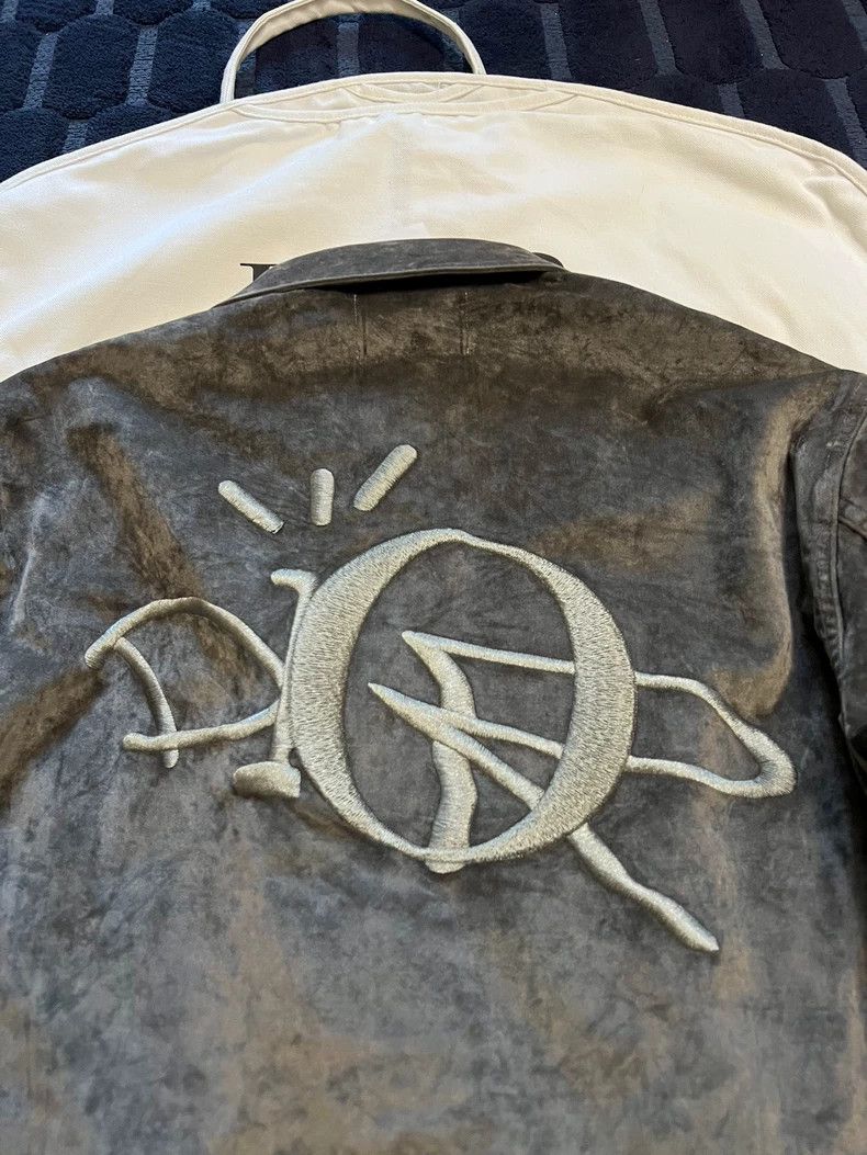 Dior Dior Gray Suede Shirt Jacket with Tags Size US L / EU 52-54 / 3 - 4 Thumbnail