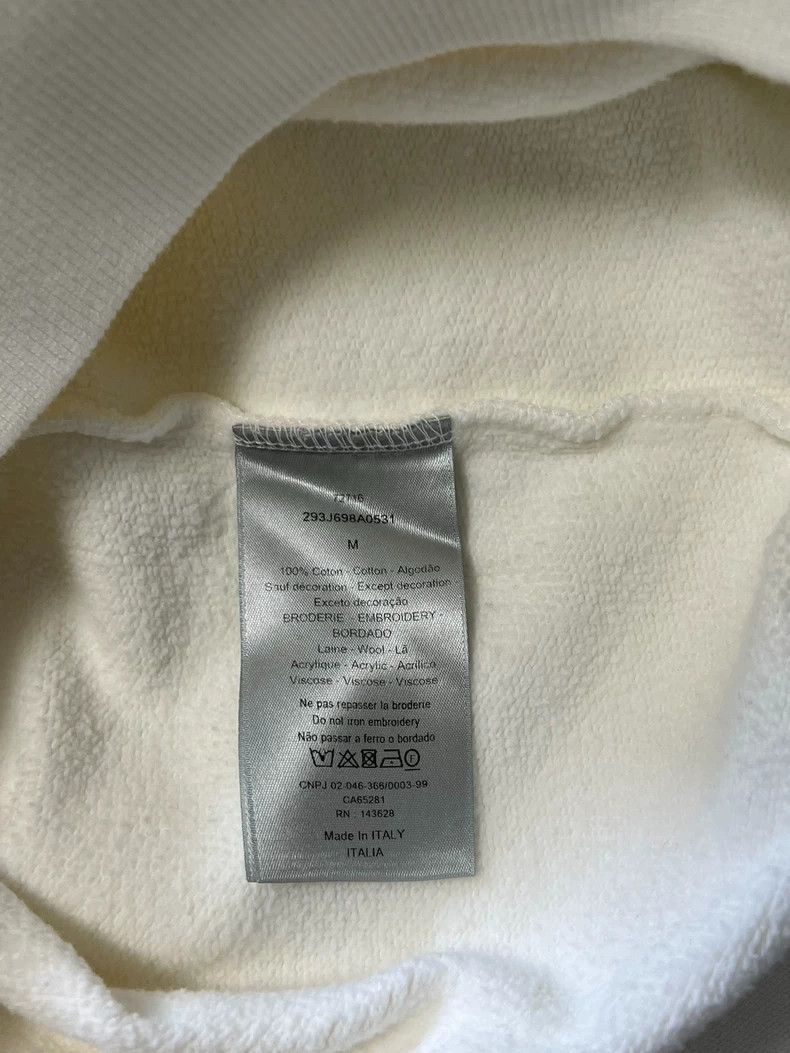 Dior Dior White Logo Hooded Sweatshirt Size US M / EU 48-50 / 2 - 6 Thumbnail