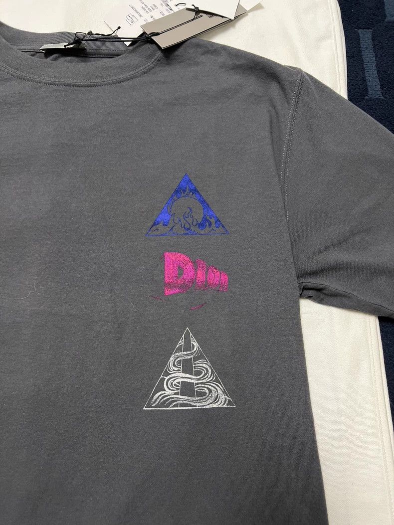 Dior Dior Gray Short Sleeve Printed T-Shirt Size US M / EU 48-50 / 2 - 3 Thumbnail
