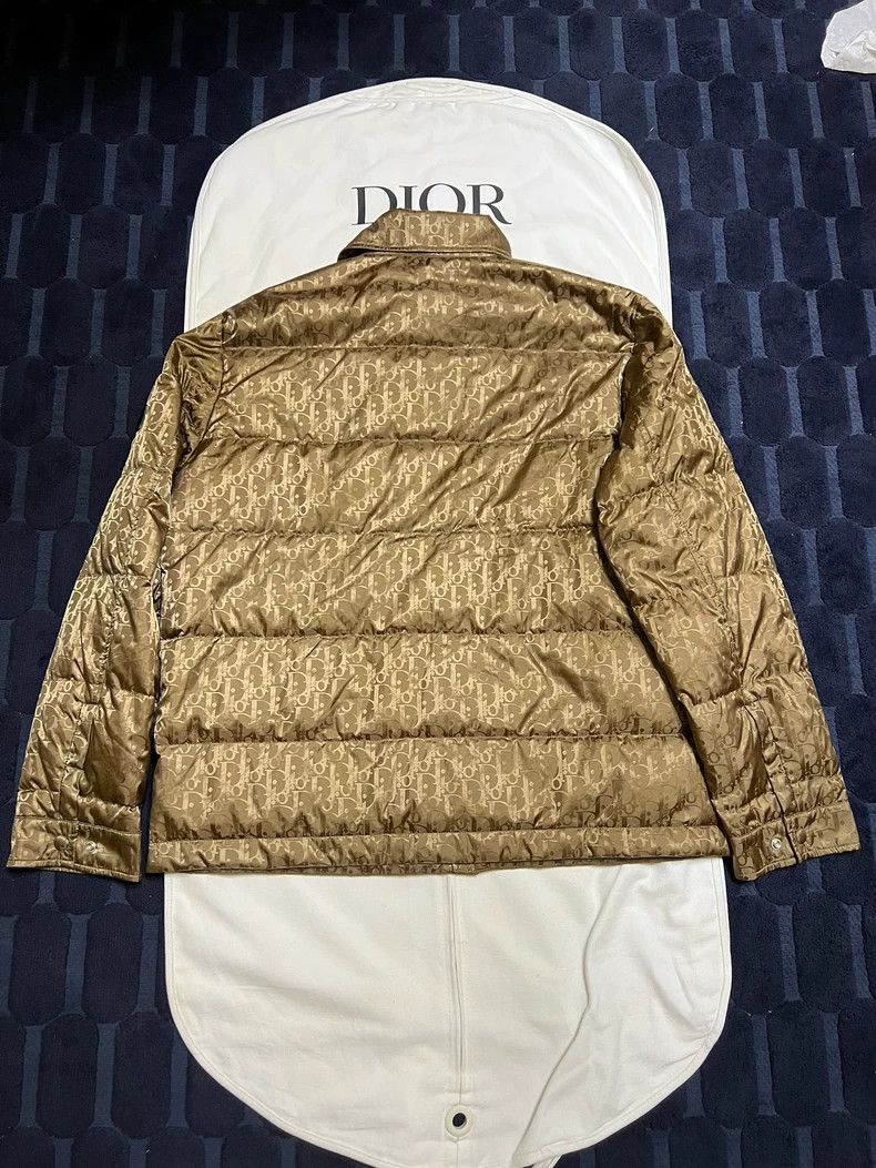 Dior Dior Brown Logo Puffer Jacket with Tags Size US L / EU 52-54 / 3 - 2 Thumbnail