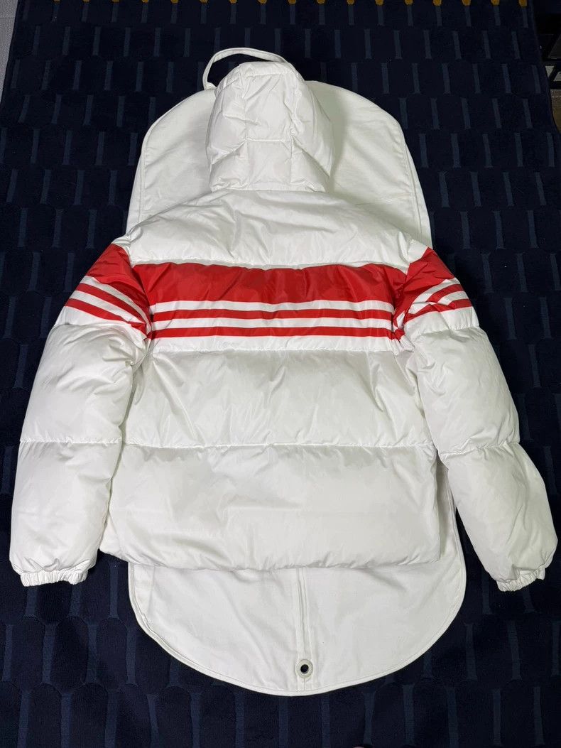 Prada Prada White Goose Down Puffer Jacket XL Size US XL / EU 56 / 4 - 2 Thumbnail