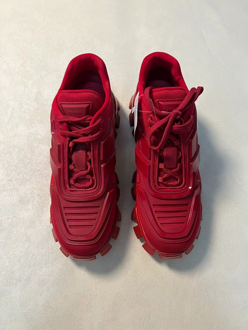 Prada Prada Red Transformers Dad Sneakers Size 39.5 Size US 8.5 / EU 41-42 - 2 Thumbnail