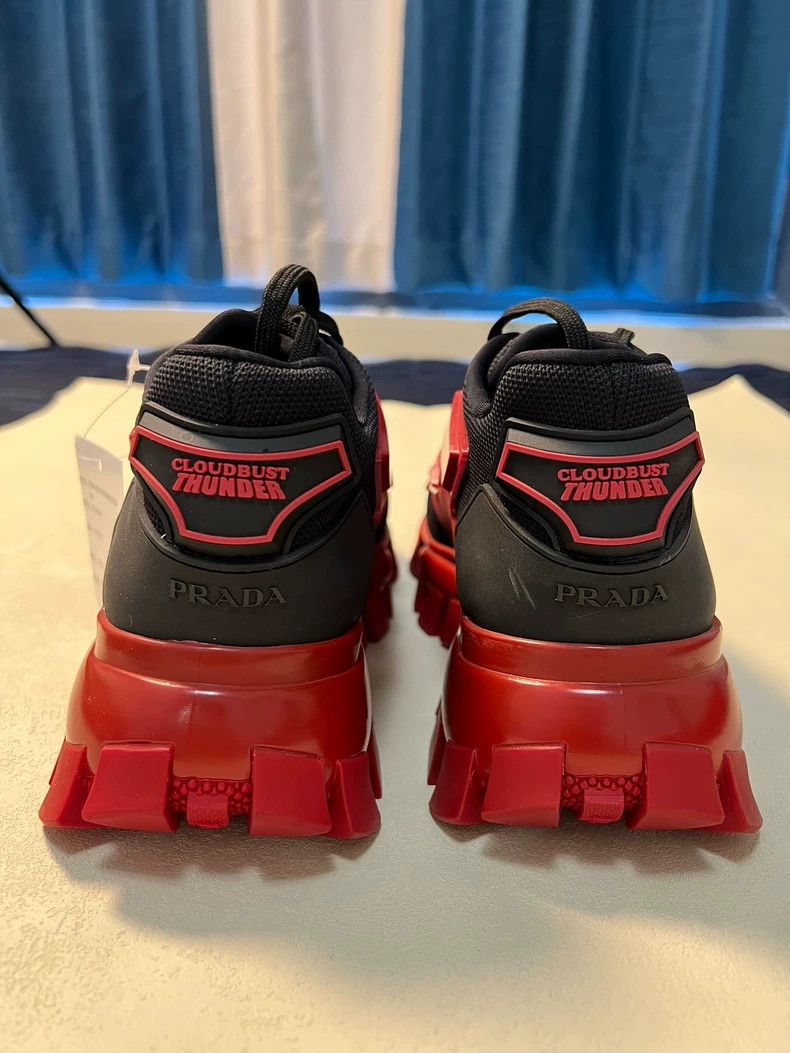 Prada Prada Black Red Transforming Dad Sneakers Size US 8 / EU 41 - 5 Thumbnail
