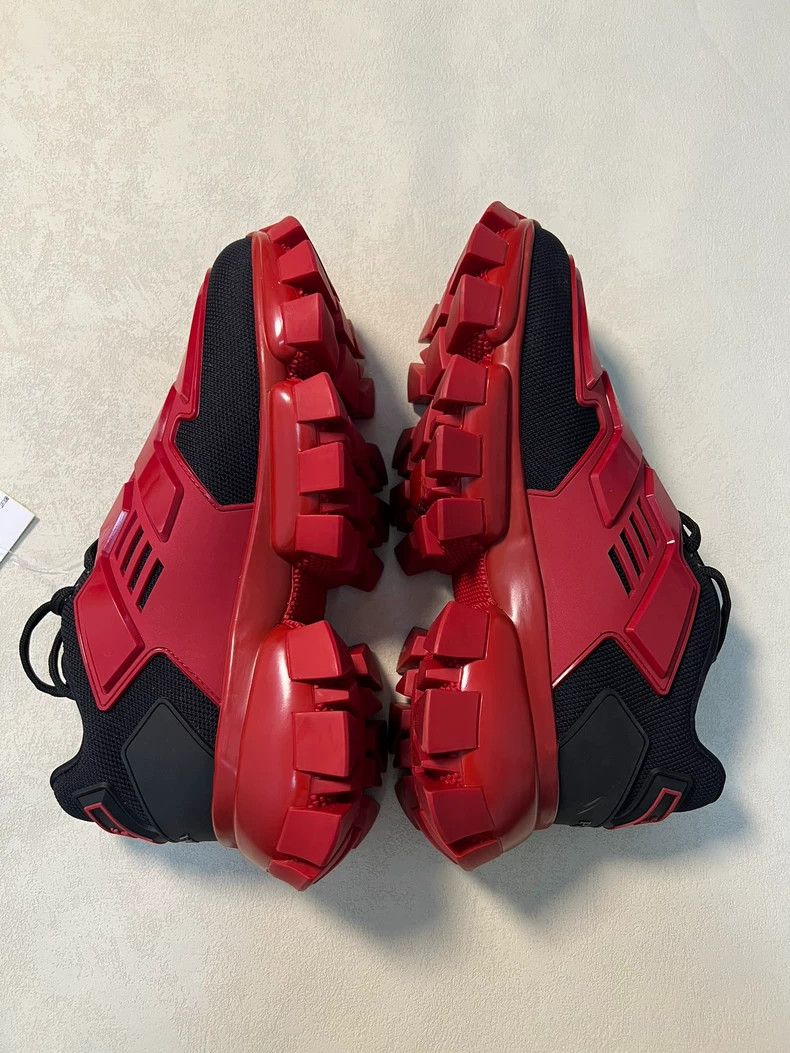 Prada Prada Black Red Transforming Dad Sneakers Size US 8 / EU 41 - 4 Thumbnail