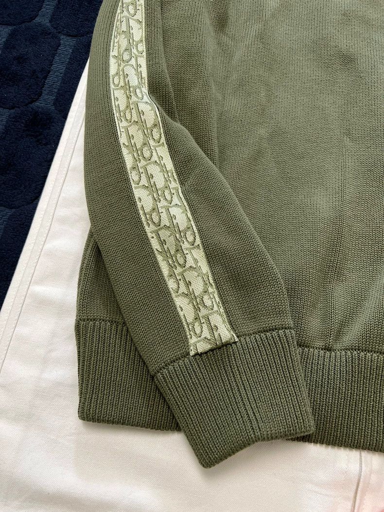 Dior Dior Olive Green Logo Knit Sweater Size US XXL / EU 58 / 5 - 4 Thumbnail