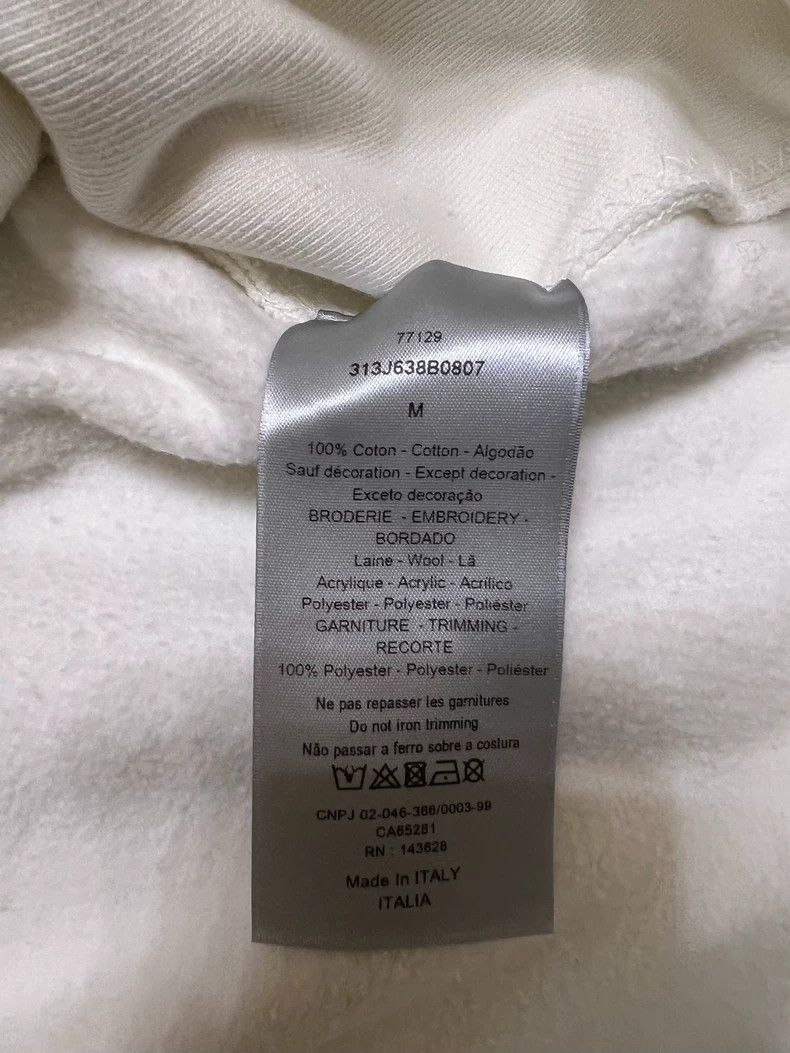 Dior Dior ERL White Sweatshirt with Tags Size US L / EU 52-54 / 3 - 5 Thumbnail