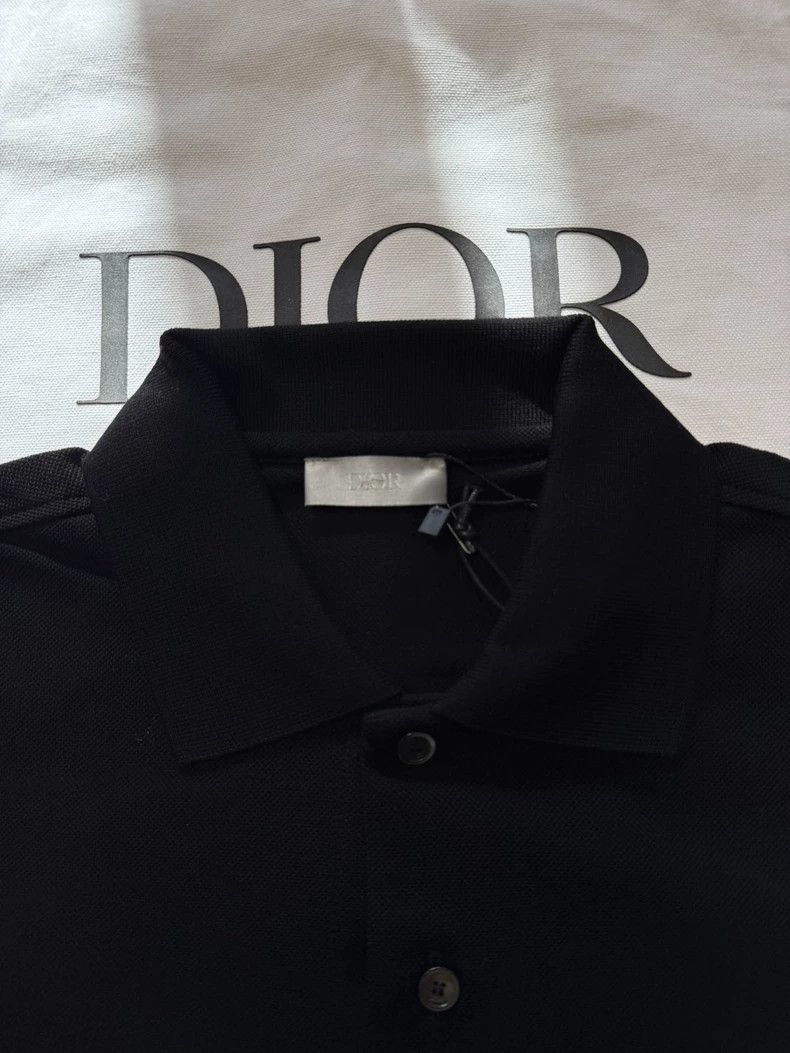 Dior Black Dior Short Sleeve Polo Shirt Size US XS / EU 42 / 0 - 3 Thumbnail