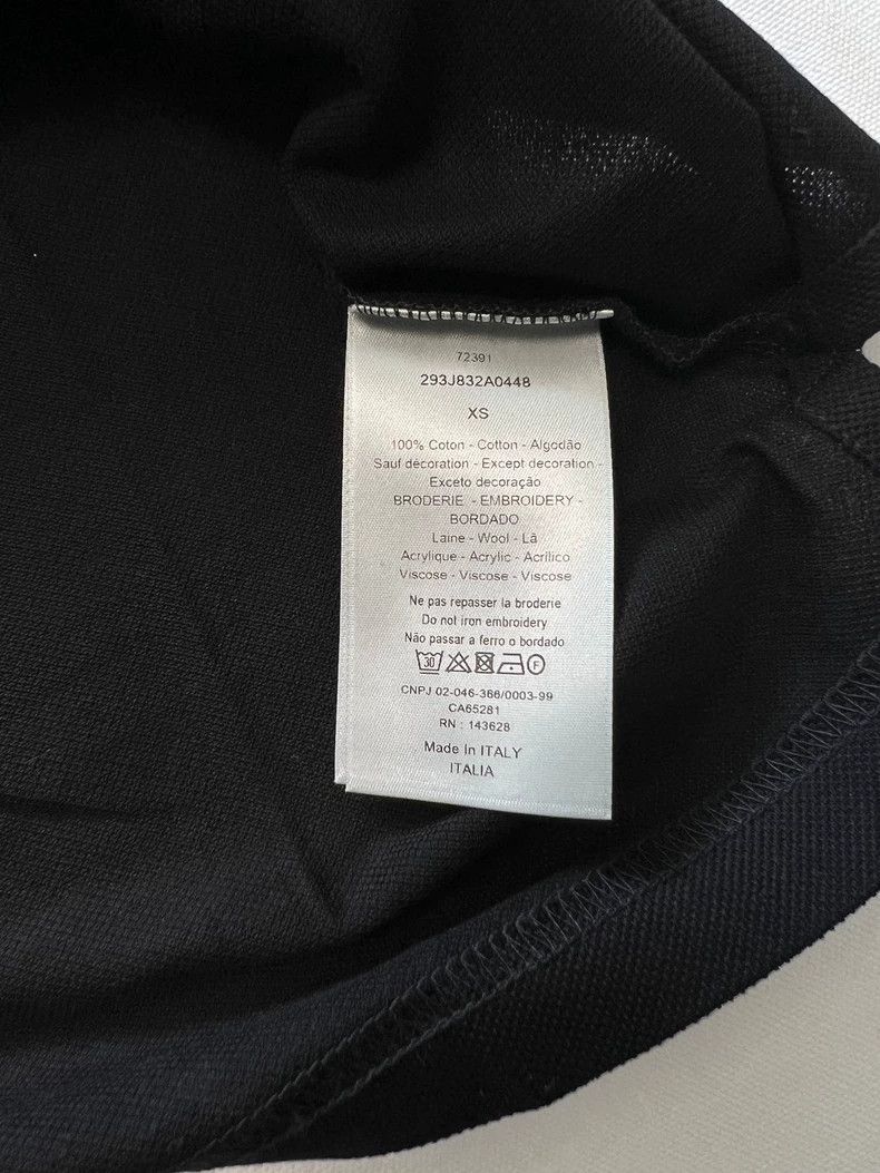 Dior Black Dior Short Sleeve Polo Shirt Size US XS / EU 42 / 0 - 4 Thumbnail