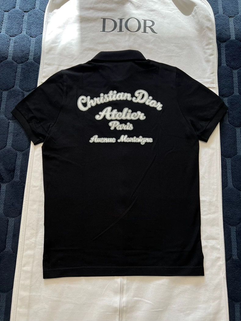 Dior Black Dior Short Sleeve Polo Shirt Size US XS / EU 42 / 0 - 2 Thumbnail