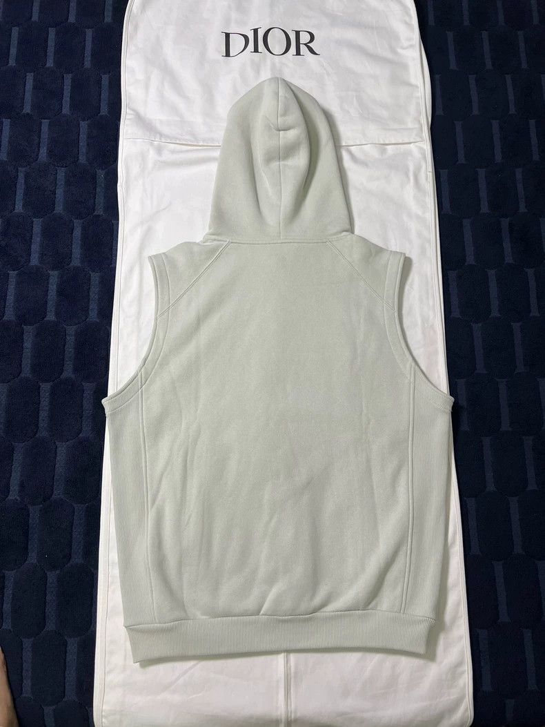 Dior Dior Mint Green Sleeveless Hoodie with Tags Size US M / EU 48-50 / 2 - 2 Thumbnail
