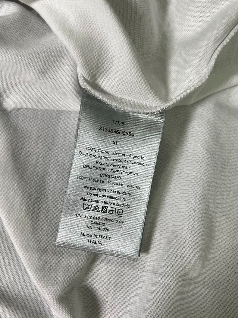 Dior Dior CD Logo Printed White Short Sleeve T-Shirt Size US XL / EU 56 / 4 - 6 Thumbnail