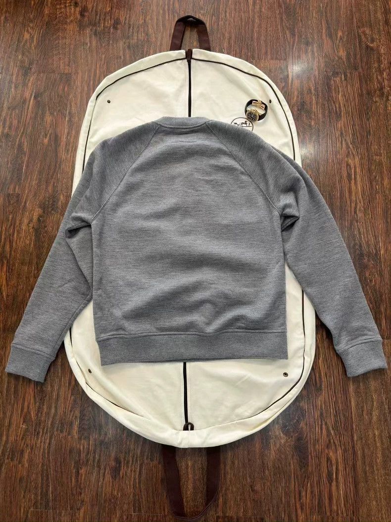 Hermes Hermes Cashmere and Fish Skin Sweatshirt Size US L / EU 52-54 / 3 - 2 Thumbnail