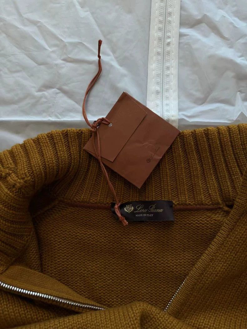 Loro Piana Loro Piana Cashmere Thick Half-Zip Sweater Size US L / EU 52-54 / 3 - 4 Thumbnail