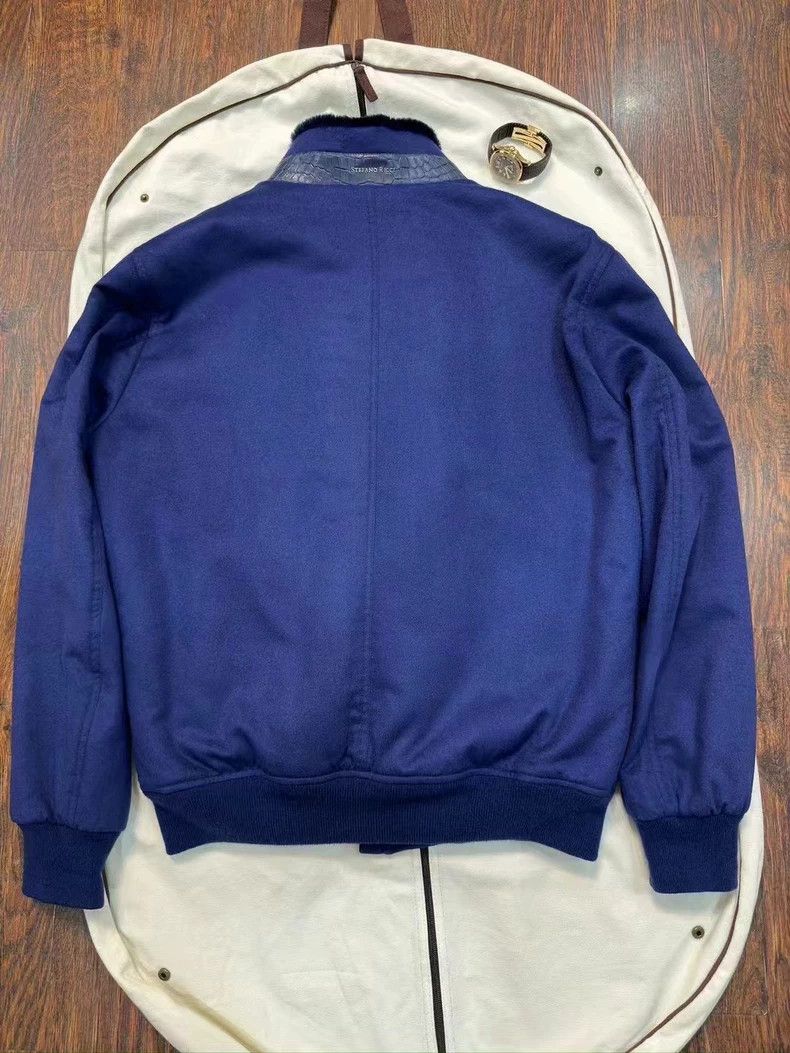 Ermenegildo Zegna Stefano Ricci Cashmere Beaver Jacket Size 52 Size US L / EU 52-54 / 3 - 2 Thumbnail