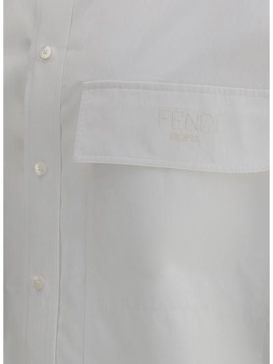 Fendi FENDI Men Long Tops FS1310AU6X F0QA0 WHITE Size US S / EU 44-46 / 1 - 3 Thumbnail