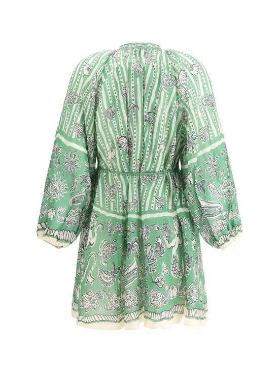 ALEMAIS ALEMAIS Women Dresses 4251D STRIPE GREEN Size M / US 6-8 / IT 42-44 - 2 Thumbnail