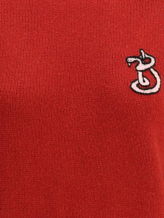 Burberry BURBERRY Women Sweater 8103653 C2063 RED Size XS / US 0-2 / IT 36-38 - 3 Thumbnail