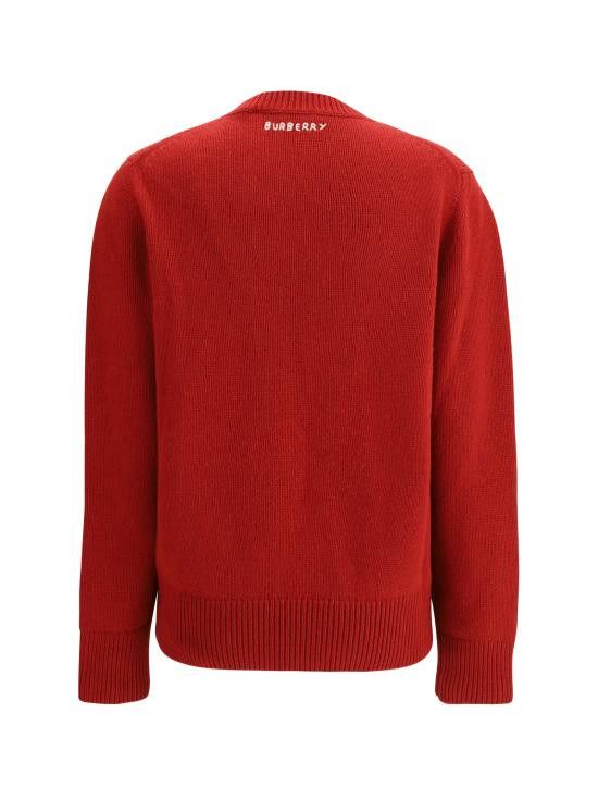 Burberry BURBERRY Women Sweater 8103653 C2063 RED Size XS / US 0-2 / IT 36-38 - 2 Thumbnail