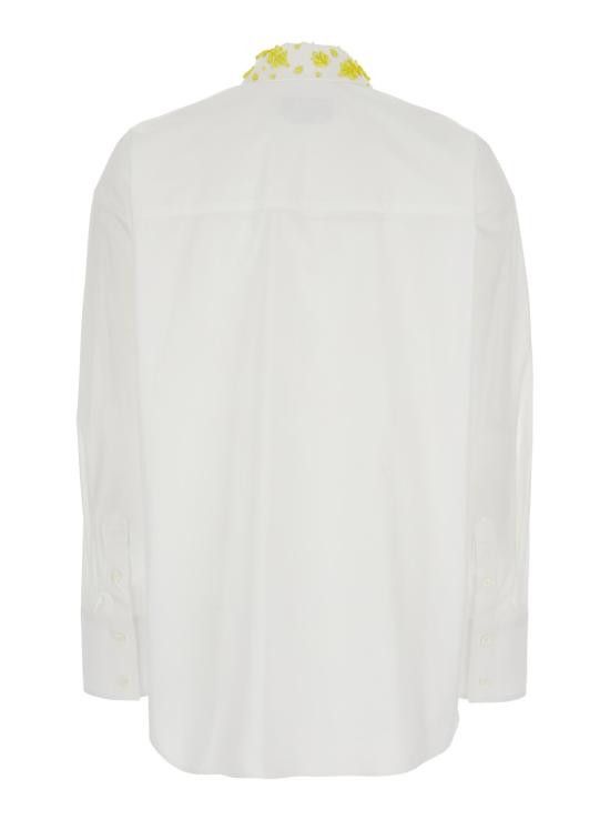 MSGM MSGM Women Shirts 3842MDE23X25731501 White Size XS / US 0-2 / IT 36-38 - 2 Thumbnail