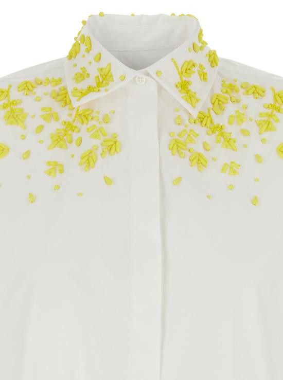 MSGM MSGM Women Shirts 3842MDE23X25731501 White Size XS / US 0-2 / IT 36-38 - 3 Thumbnail