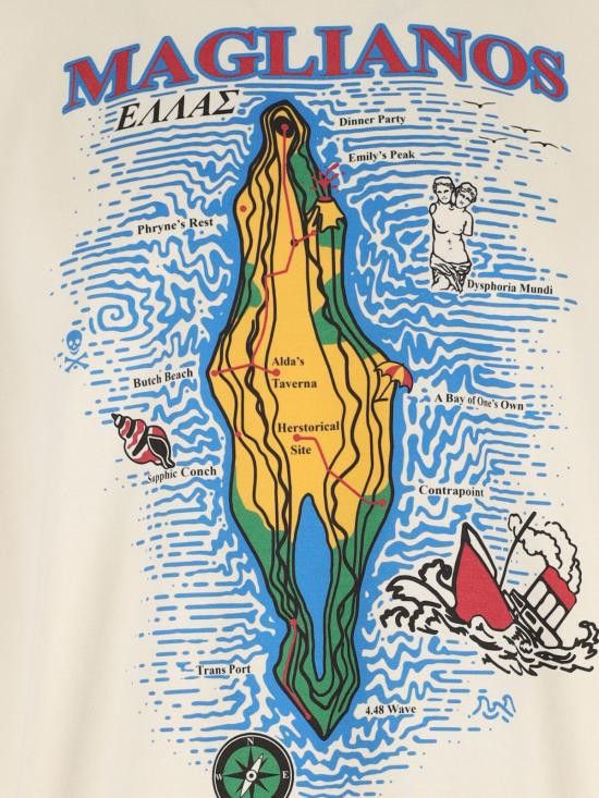 Magliano MAGLIANO Men T-Shirts R58012521 LM21 10 White Size US L / EU 52-54 / 3 - 3 Thumbnail