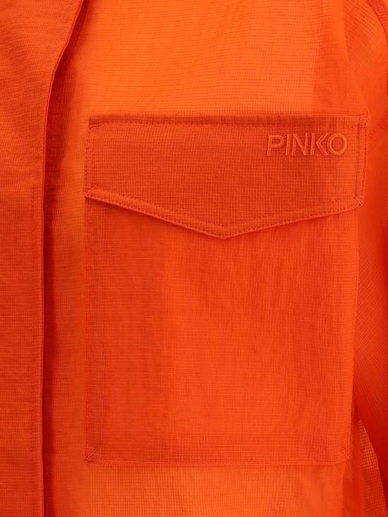 Pinko PINKO Women Jackets 104845A2EK A96 ORANGE Size M / US 6-8 / IT 42-44 - 3 Thumbnail