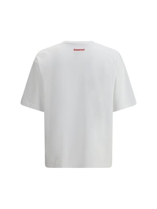 Dsquared2 DSQUARED2 Men T-Shirts S74GD1479D20033 961 WHITE Size US XL / EU 56 / 4 - 2 Thumbnail