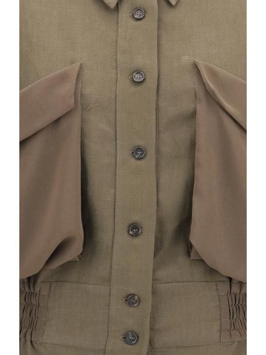 Pinko PINKO Women Jackets 105017A2I9 S1C GREEN Size S / US 4 / IT 40 - 3 Thumbnail