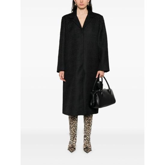 Stine Goya STINE GOYA Women Coats SGC018 2379 GRBEA BLACK Size S / US 4 / IT 40 - 5 Thumbnail