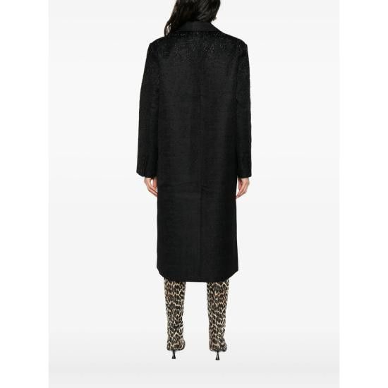 Stine Goya STINE GOYA Women Coats SGC018 2379 GRBEA BLACK Size S / US 4 / IT 40 - 4 Thumbnail