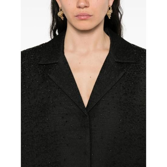 Stine Goya STINE GOYA Women Coats SGC018 2379 GRBEA BLACK Size M / US 6-8 / IT 42-44 - 2 Thumbnail