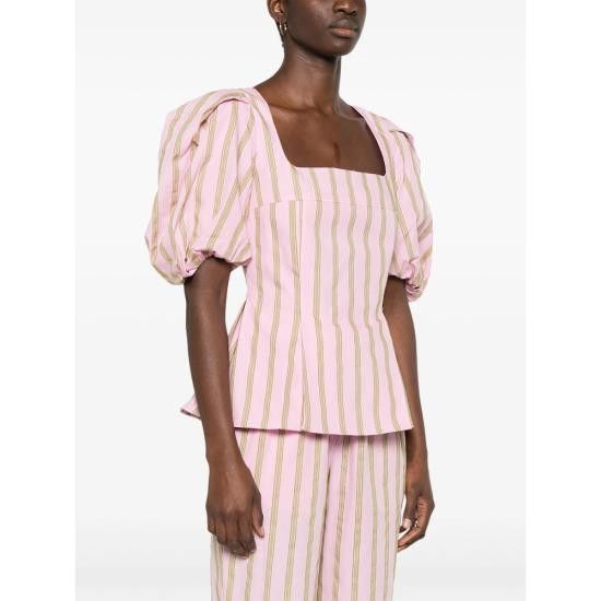Stine Goya STINE GOYA Women Blouses SGT055 2344 WALST PINK Size S / US 4 / IT 40 - 4 Thumbnail