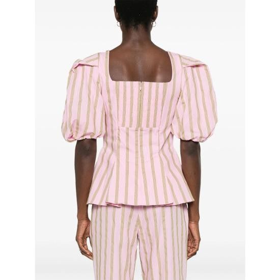 Stine Goya STINE GOYA Women Blouses SGT055 2344 WALST PINK Size S / US 4 / IT 40 - 2 Thumbnail