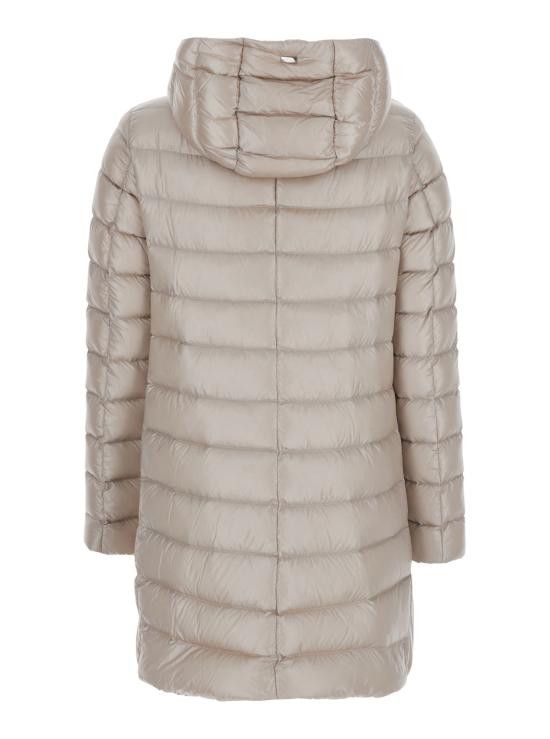 Herno HERNO Women Bubble Jackets PI00133DR12017Z1985 Beige Size L / US 10 / IT 46 - 2 Thumbnail