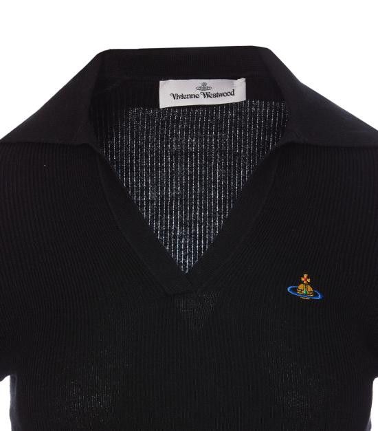 Vivienne Westwood VIVIENNE WESTWOOD Women Polo Shirts 18030040 Y001VN401 Black Size M / US 6-8 / IT 42-44 - 4 Thumbnail