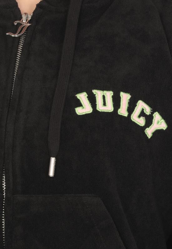 Juicy Couture JUICY COUTURE Women Hoodies VEJTV0573WJG J00 Black Size S / US 4 / IT 40 - 4 Thumbnail