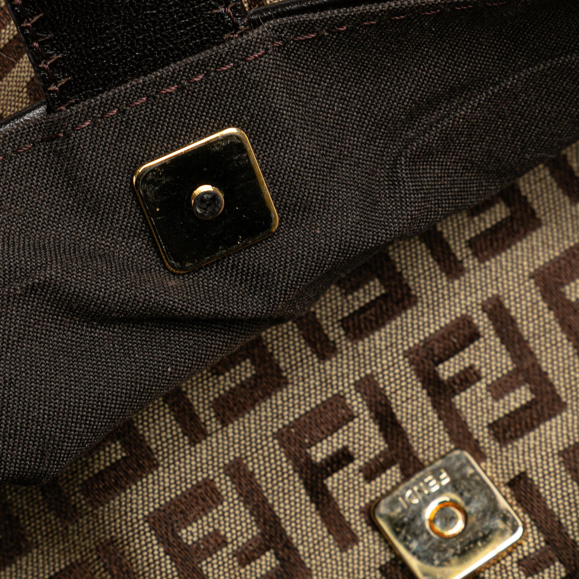 Fendi Fendi Zucchino Canvas Crossbody Size ONE SIZE - 7 Thumbnail